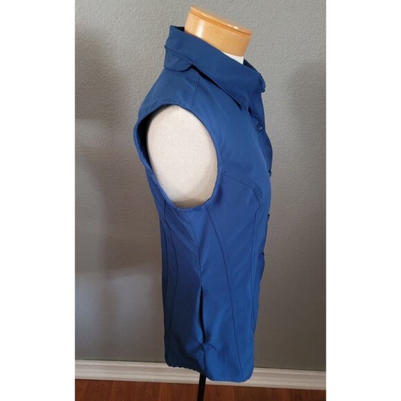 Reel Legends Sleeveless Shirt Women’s Size Small Adventure Blue Fishing Outdoors - Picture 4 of 12